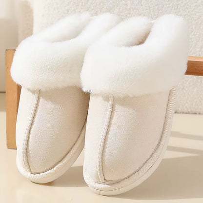 Womens Slippers Cozy Warm Winter Home Slippers Fluffy Soft Memory Foam Fluffy Fashion Faux Fur Plush Slipper