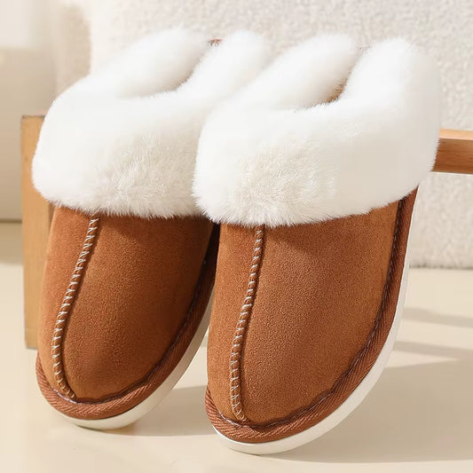 Womens Slippers Cozy Warm Winter Home Slippers Fluffy Soft Memory Foam Fluffy Fashion Faux Fur Plush Slipper